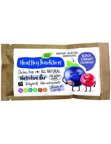 Батончик чорна смородина, журавлина, Nutrition bar, Healthy Tradition, 34г