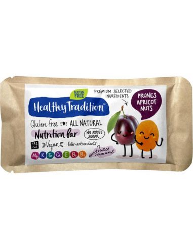 Батончик чорнослив, курага, Nutrition bar, Healthy Tradition, 34г