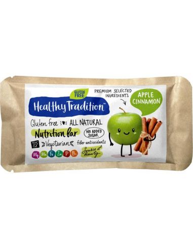 Батончик яблуко, кориця, Nutrition bar, Healthy Tradition, 34г