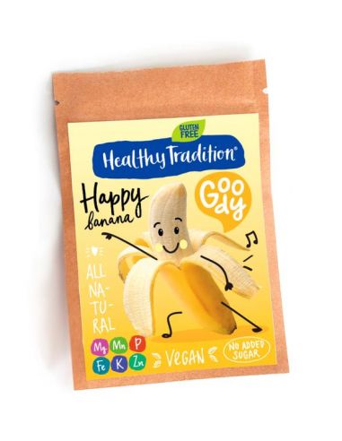 Міні-батончик банан без цукру, Goody, Healthy Tradition, 20г