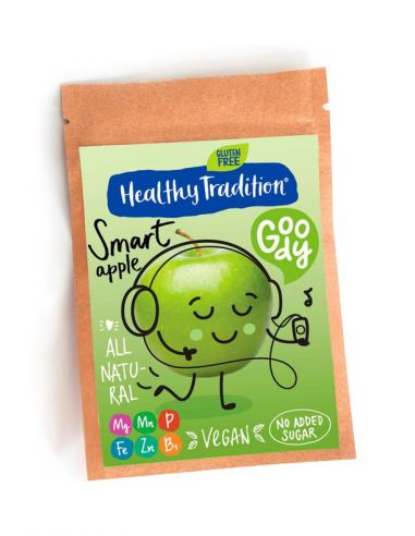 Міні-батончик яблуко без цукру, Goody, Healthy Tradition, 20г
