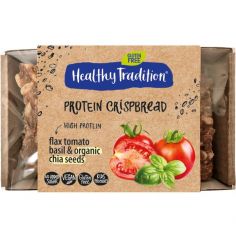 Хлібці томат-базилік, Protein Crispbread, Healthy Tradition, 40г