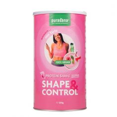Суміш протеїнова веганська з малиною "Shape&Control", Purasana, 350г
