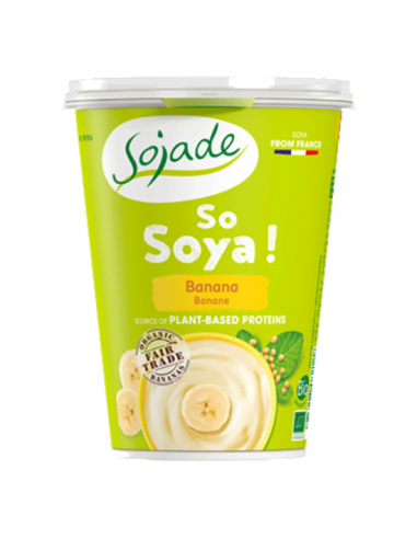 Йогурт соєвий банан органічний, Sojade, 400г