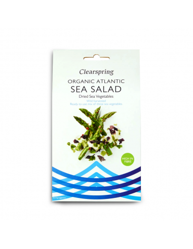 Водорості атлантичні Морський салат сушені, Clearspring, 25г