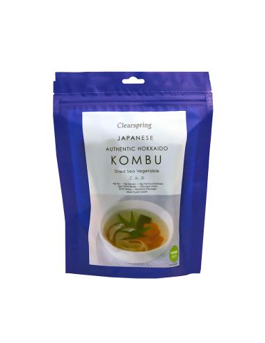 Водорості морські Комбу Хоккайдо сушені, Clearspring, 50 г