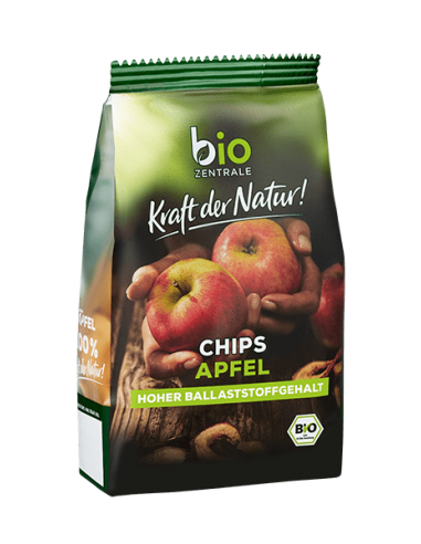 Чіпси яблучні органічні, Bio Zentrale, 50г