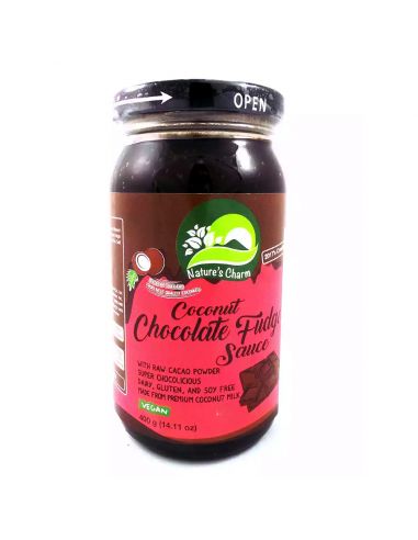 Соус кокосовий шоколадна помадка, Nature's Charm, 400г