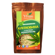Шрот насіння коноплі, Vivan. 250г
