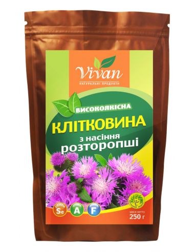Шрот насіння розторопші, Vivan, 250г
