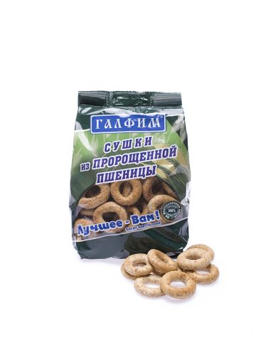 Сушки з пророщеної пшениці, Galfiim, 200г