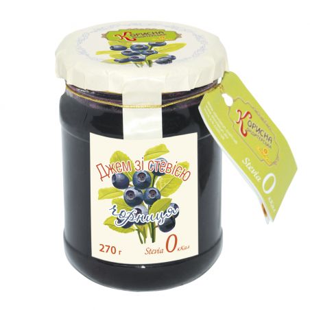 Джем Чорниця, "Корисна Кондитерська", 270г