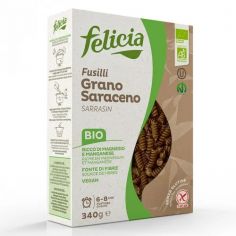 Макарони "FUSILLI" гречані, Felicia, 340г