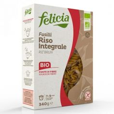 Макарони "FUSILLI" з коричневого рису, Felicia, 340г