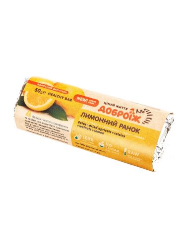 Батончик "Лимонний ранок", Доброїж, 50г