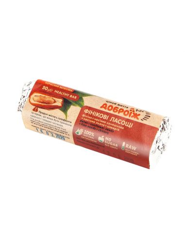 Батончик "Фінікові ласощі", Доброїж, 50г