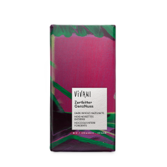 Шоколад чорний з цільною ліщиною, Vivani, 100г.