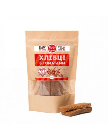Хлібці з томатами без солі, Жива кухня, 100г