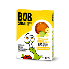 Мармелад яблуко-груша-лимон bob snail (Равлик Боб), 54г