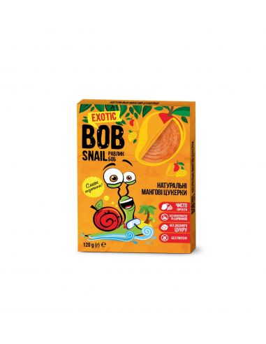 Натуральні мангові цукерки  bob snail (Равлик Боб), 120г