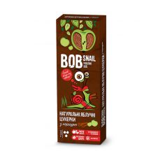 Натуральні яблуко-кориця цукерки bob snail (Равлик Боб), 30г