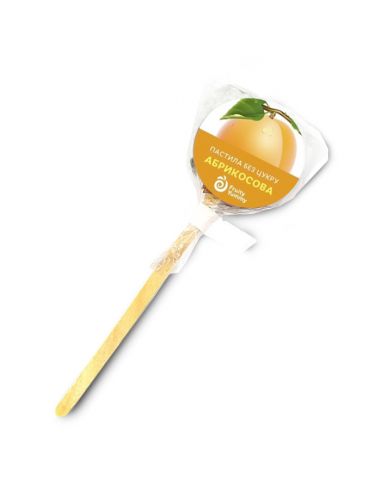 Пастила на паличці абрикосова, Fruity Yummy, 15г
