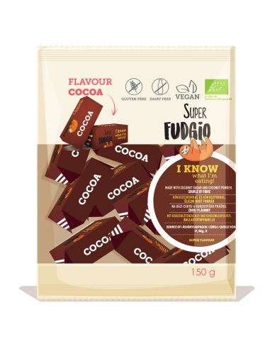 Цукерки Супер Фаджіо Какао органічні, Super Fudgio. 150г