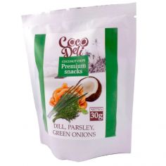Чіпси кокосові із зеленню, Coco Deli, 30г