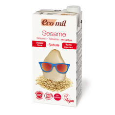 Молоко кунжутне з сиропом агави, EcoMil, 1000 мл