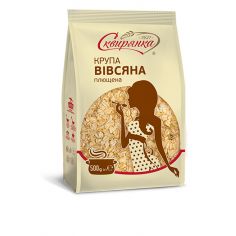 Крупа вівсяна плющена вищого гатунку, Сквирянка, 500г
