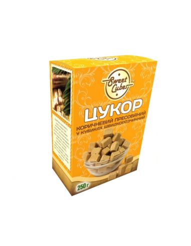 Цукор коричневий пресований ТМ Sweet Cubes, 250г.