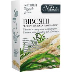 Висівки вівсяні зі спіруліною та ламінарією, Naturalis, 250г