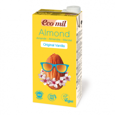 Молоко мигдальне з сиропом агави і ваніллю, EcoMil, 1000мл