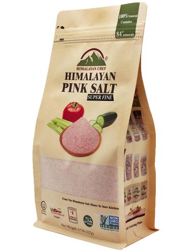 Сіль гімалайська рожева супер дрібна, Himalayan Chef, 227г
