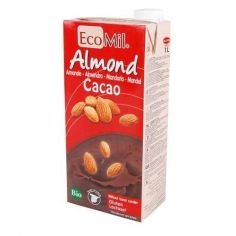 Молоко з мигдалю з сиропом агави і какао, EcoMil, 1000мл