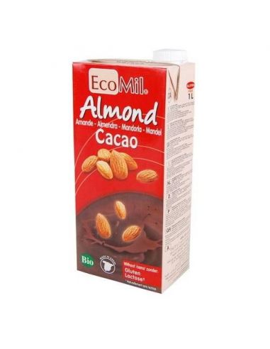 Молоко з мигдалю з сиропом агави і какао, EcoMil, 1000мл