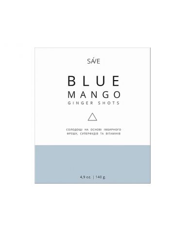 Цукерки Ginger shots BLUE MANGO, Ponko, 140г