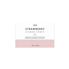 Цукерки Ginger shots STRAWBERRY, Ponko, 48г