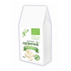 Крупа вівсяна плющення органічна, Козуб, 500г
