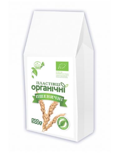 Пластівці пшеничні органічні, Козуб Продукт, 500г