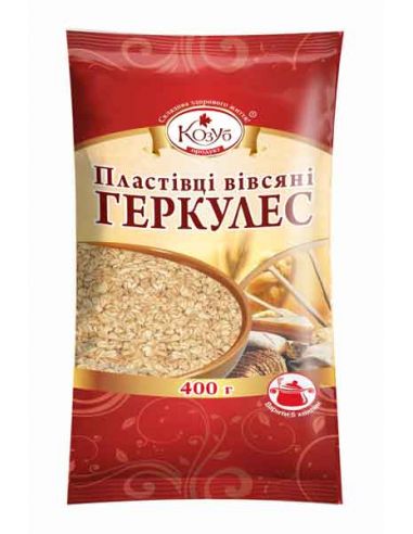 Пластівці вівсяні Геркулес, Козуб Продукт, 400г