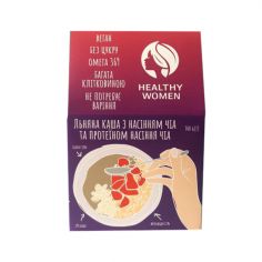 Каша льняна з насінням та протеїном Чіа, Healthy Women,300г