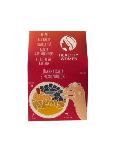 Каша льняна з Розторопшею, Healthy Women,300г