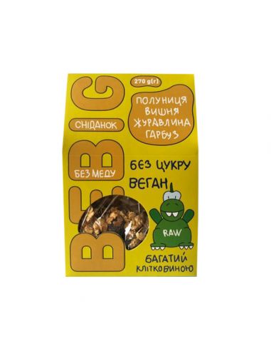 Дитячий сніданок з вишнею, Bebig, 270г