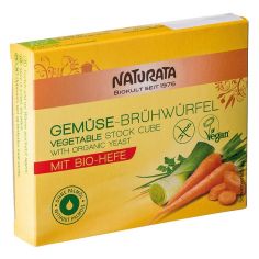 Бульйонні кубики органічні овочеві, Naturata, 72 г