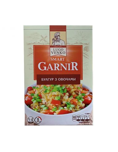 Булгур з овочами, Smart Garnir, LugoVenko, 216г