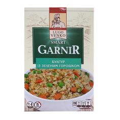 Булгур із зеленим горошком, Smart Garnir, LugoVenko, 216г