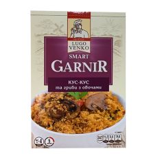 Кус-кус та гриби з овочами, Smart Garnir, LugoVenko, 166г