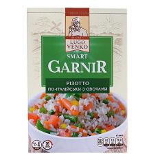 Різотто по-італійськи з овочами, Smart Garnir, LugoVenko, 163г