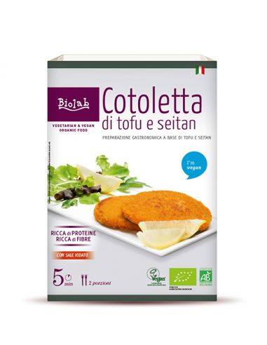 Котлета з тофу та сейтану органічна, Biolab, 160 г